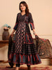 Printed & Sequined Floor Length Anarkali Kurta with Pant & dupatta Luxury