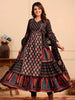 Printed & Sequined Floor Length Anarkali Kurta with Pant & dupatta Luxury