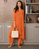 Mulmul Muse: Graceful A-Line Ensemble