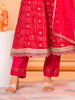 Embroidered & Bandhani Printed Kurta with pant & dupatta