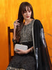 Embroidered & Bandhani Printed Kurta with Pant & Dupatta