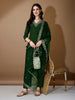 Hand embroidered Kurta with Pant & Dupatta Premium luxury