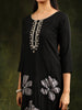 Hand Embroidered kurta with pant & printed Dupatta