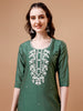 Hand Beads Embroidered Kurta with pant & Dupatta