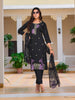 Embroidered Kurta with pant & Embroidered Organza Dupatta