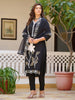 Embroidered Kurta with pant & Embroidered Cut work Organza Dupatta