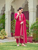 Embroidered kurta with pant & Embroidered Dupatta