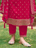 Embroidered kurta with pant & Embroidered Dupatta