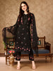 Pakistani Embroidered Kurta with Embroidered pant & Embroidered Dupatta Premium Luxury