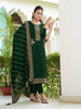 Embroidered kurta with pant & Embroidered Dupatta