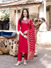 Hand Embroidered Kurta with pant & banarasi Dupatta Luxury