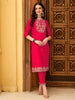 Embroidered Kurta with pant & chanderi Dupatta