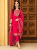 Embroidered Kurta with pant & chanderi Dupatta