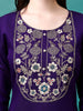 Embroidered Kurta with pant & sequined Dupatta