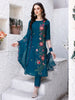 Hand Embroidered Kurta with Pant & Embroidered Organza Dupatta Luxury