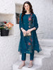 Hand Embroidered Kurta with Pant & Embroidered Organza Dupatta Luxury