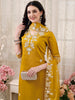 Pakistani Embroidered Kurta with Pant & Embroidered Dupatta Premium Luxury