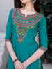 Embroidered Kurta with Pant & Dupatta