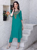 Embroidered Kurta with Pant & Dupatta