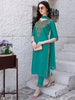 Embroidered Kurta with Pant & Dupatta