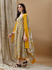 Floral Printed Anarkali Kurta with pant & dupatta luxury premium