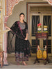 Pakistani Flared Embroidered Kurta with Embroidered Pallazo With Embroidered Dupatta