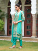 Embroidered & Floral printed Kurta with pant & dupatta