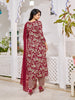 Alia Cut floral Embroidered Kurta with pant & dupatta