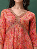 Alia Cut Floral Printed & Embroidered Kurta with pant & dupatta Set