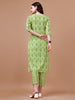 Printed Cotton Kurta with pant & dupatta