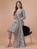 Printed Cotton Kurta with pant & dupatta