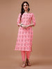 Printed Cotton Kurta with pant & dupatta