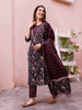 Floral Printed Kurta with pant & dupatta