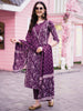 Floral Printed Kurta with pant & dupatta