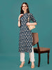 Ethnic Motifs Printed Front Buttoned Rayon Kurta