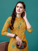 Floral Printed Front Buttoned Cotton Kurta