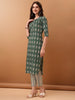 Ethnic Motifs Printed Kurta with Pant & dupatta