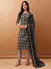 Ethnic Motifs Printed Kurta with Pant & dupatta