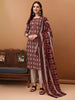 Ethnic Motifs Printed Kurta with Pant & dupatta