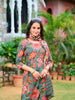 Printed Kurta with pant & Printed Dupatta