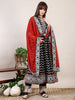 Khari Printed Anarkali Flared Kurta with Pant & Dupatta