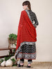 Khari Printed Anarkali Flared Kurta with Pant & Dupatta