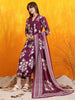 Graceful Purple Rayon Kurta with Embroidery and Prints