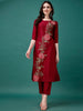 Hand Embroidered Kurta with pant & Printed Premium Organza Dupatta luxury