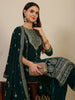 Hand & Foil Printed Velvet Kurta with pant & dupatta