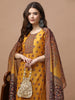 Embroidered & Ethnic motifs printed kurta with pant & dupatta