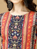 Hand Embroidered & Printed Kurta with Pant & Printed Dupatta