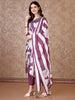 Hand Embroidered & Floral Printed Pure Silk Kurta with Pant & Dupatta