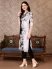 Embroidered & Floral Printed Kurta with Pant & Printed Dupatta premium