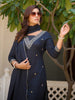 Sequined & zari Embroidered Kurta with pant &  Dupatta